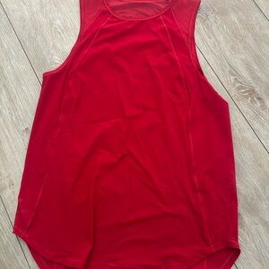 Lululemon Athletica Red Tank Top